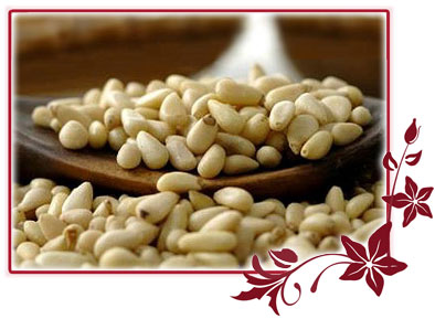 pine nut oil. pine nuts